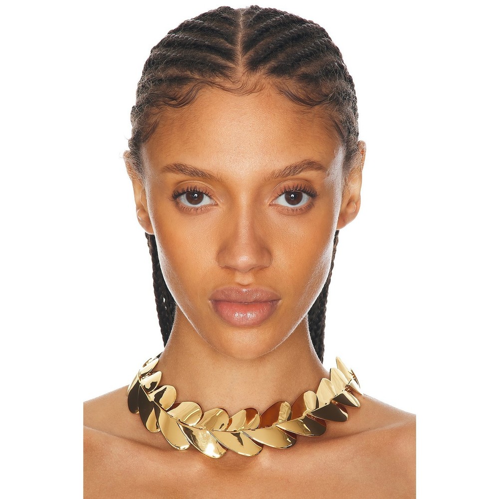 Alaia Heart Choker in Or gold heart necklace leaf - Picture 12 of 12